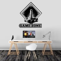 Vinile decorativo videogiochi zona di gioco