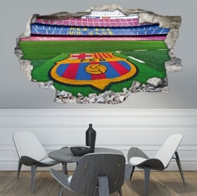 Adesivi murali obiettivo di calcio 3d