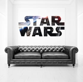 Vinile decorativo e adesivi logo di star wars