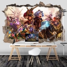 Adesivi in ​​vinile league of legends 3d