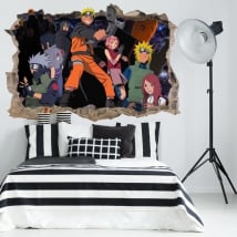 Vinili e adesivi 3d naruto