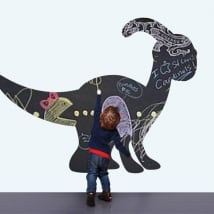 Vinili per bambini lavagna nera dinosauro