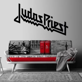 Vinile e adesivi banda musicale judas priest