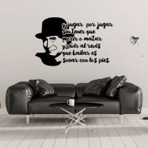 Vinili adesivi frase joaquín sabina