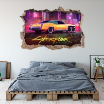 Vinili 3d per auto cyberpunk