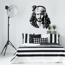 Vinile decorativo jack sparrow pirati dei caraibi