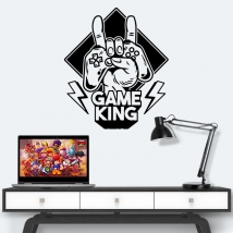 Vinili e adesivi video gioco game king