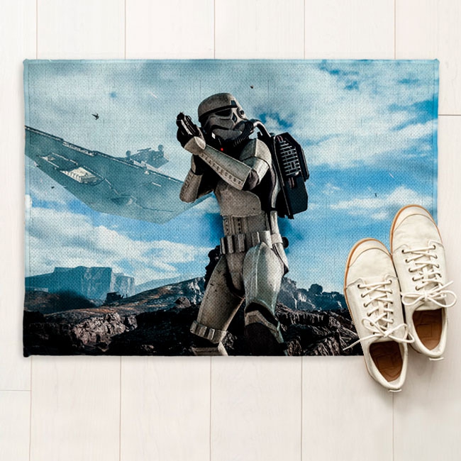 Tappeto stampato stormtrooper guerre stellari