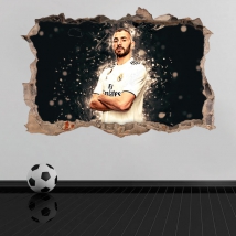 Adesivi murali 3d karim benzema