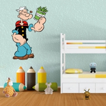 Vinile per bambini cartone animato di popeye